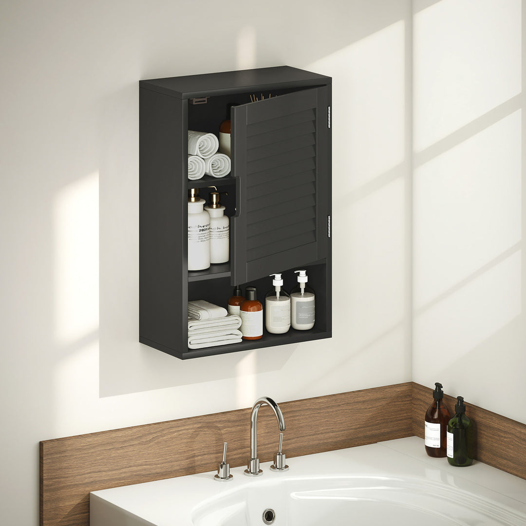 Bathroom Cabinet, Wall Mounted Storage Cabinet with Adjustable Shelves