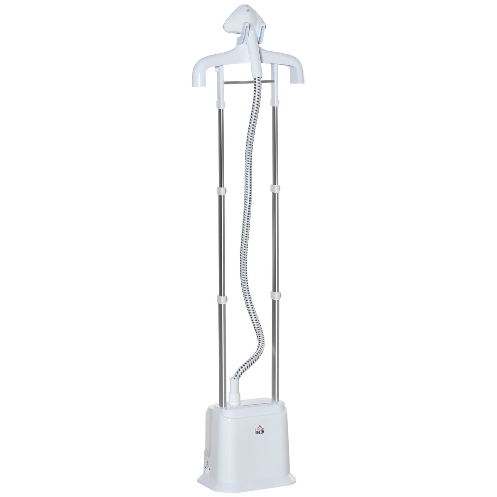 Upright Garment Clothes Steamer with 6 Steam Setting, 45s Fast Heat-up, 1.7L Water Tank and 35g/min steam flow, Wrinkle and Odour Remover Suitable for all Fabrics, 1960W, White