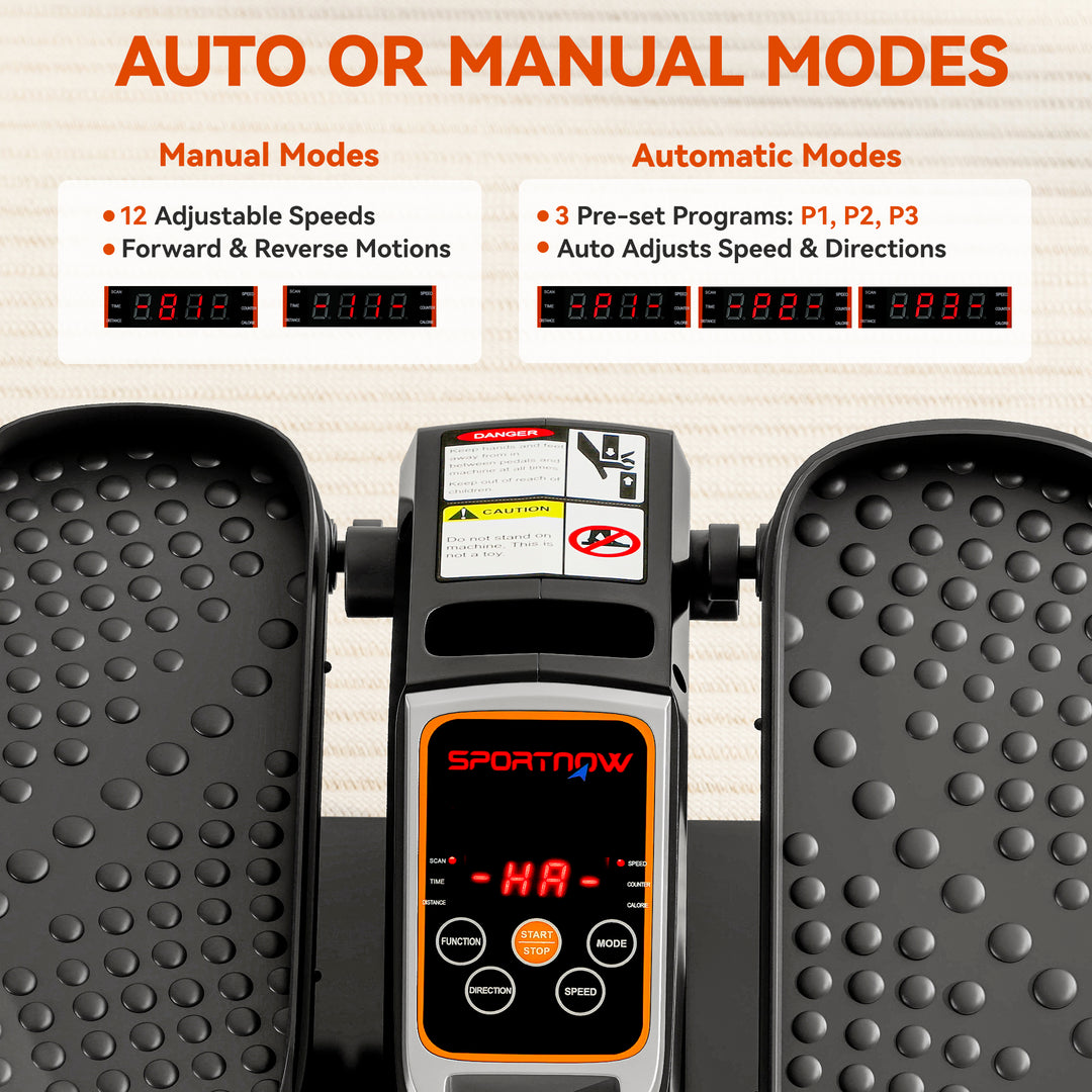 Under Desk Elliptical Machine for Home, Electric Elliptical Machine wi