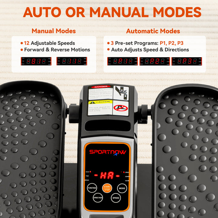 Under Desk Elliptical Machine for Home, Electric Elliptical Machine wi
