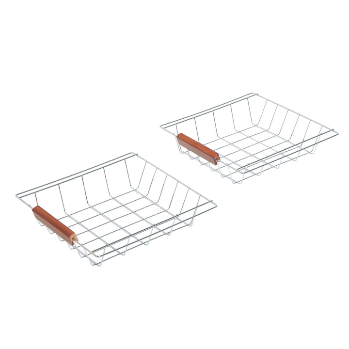 Rolling Kitchen Island Trolley Cart Drawer Shelves Basket Wheels W/ 6 Bottle Wine Rack, Honey Colour