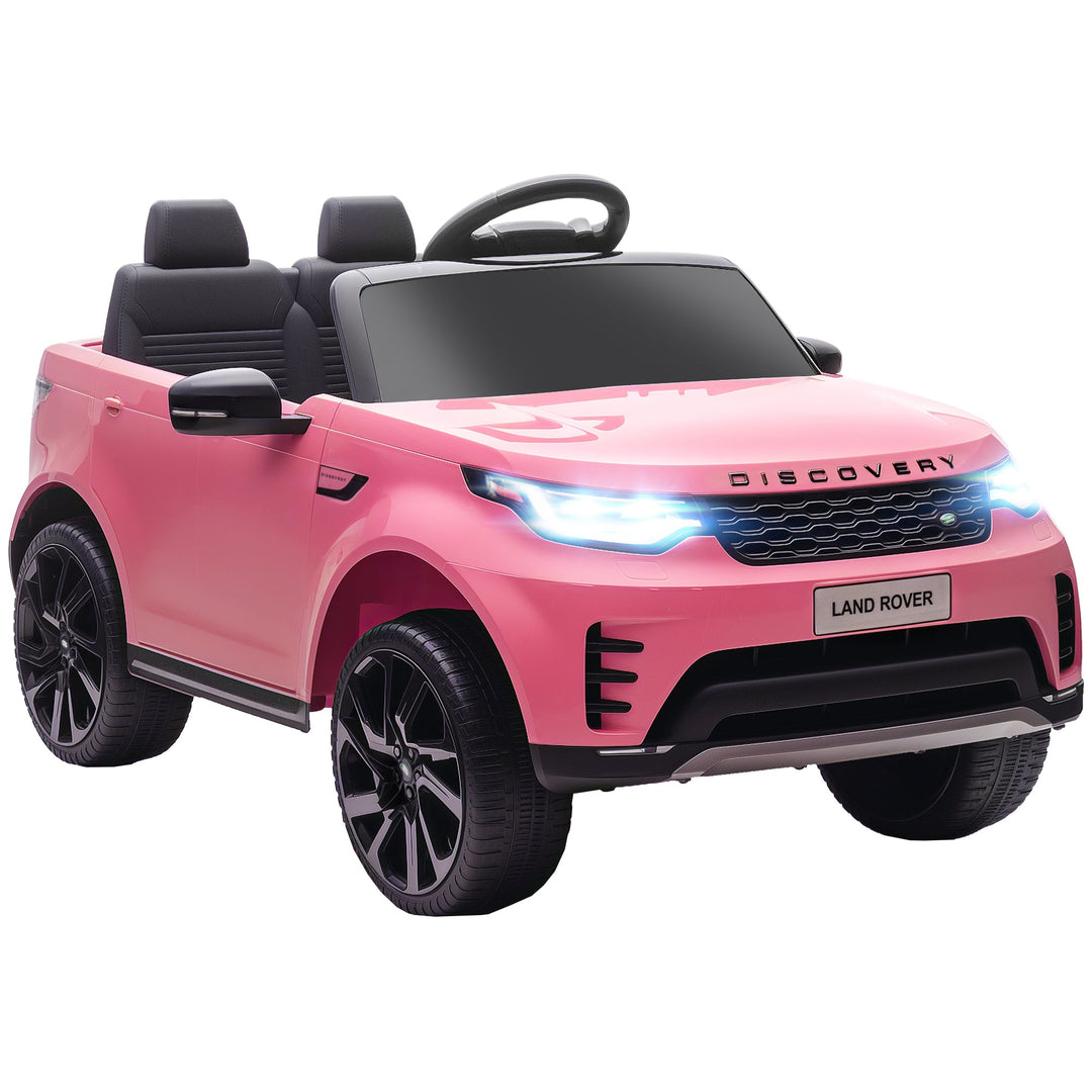 AIYAPLAY Land Rover Discovery Licensed 12V Kids Electric Car with Remote, 4 Wheel Suspension, Slow Start, Lights, Music