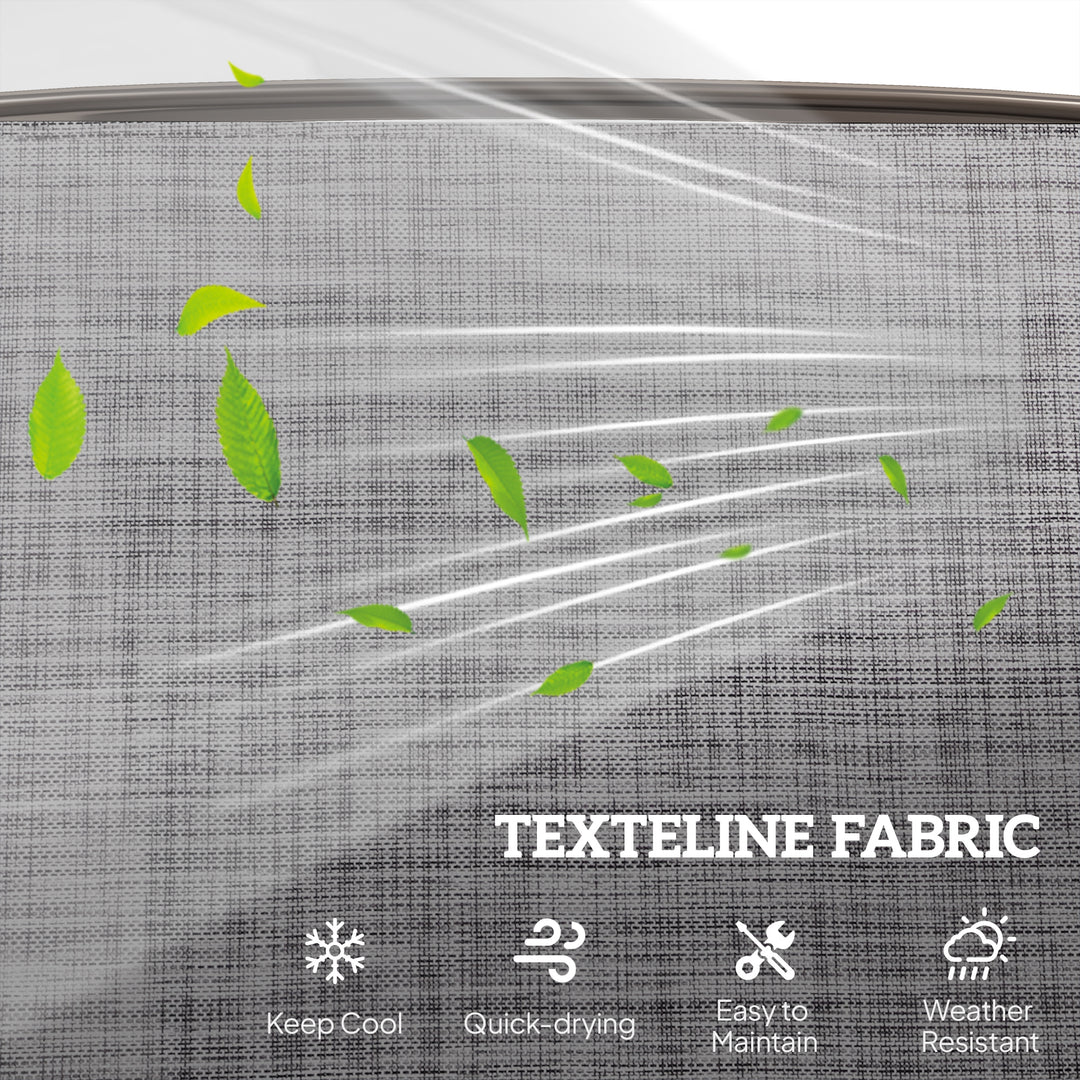 MCL 2 Seats Garden Glider Bench, Metal Frame Loveseat with Glass Top  Centre Table, Porch Rocking Glider for 2 Person, for Deck, Patio, Brown/ Grey