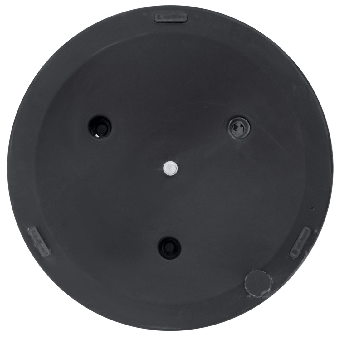14kg Round Cement Parasol Base Umbrella Weight Stand Holder Fits Φ35mm,Φ38mm,Φ48mm Pole for Patio Outdoor Garden - Black