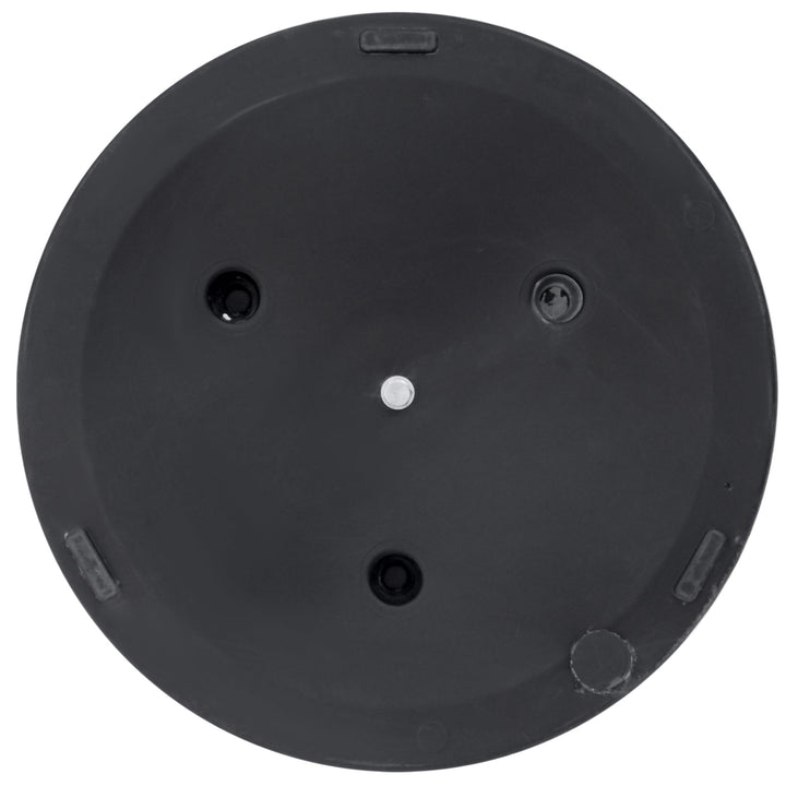 14kg Round Cement Parasol Base Umbrella Weight Stand Holder Fits Φ35mm,Φ38mm,Φ48mm Pole for Patio Outdoor Garden - Black