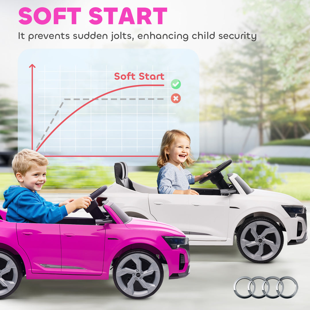 Audi Q8 etron Sportback Licensed Ride on Car with Remote Control, Four