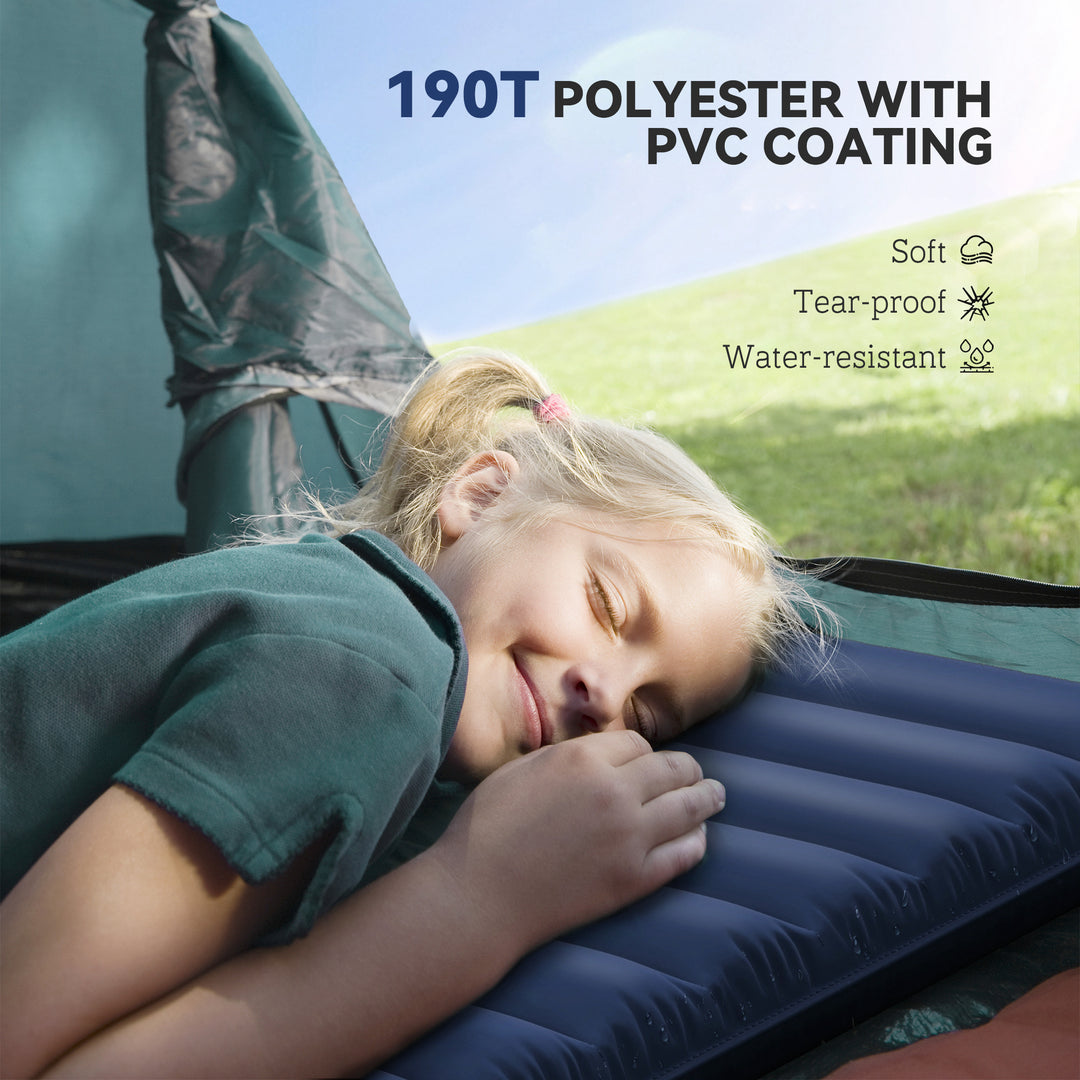 2 Person Camping Inflatable Mattress - Navy Blue