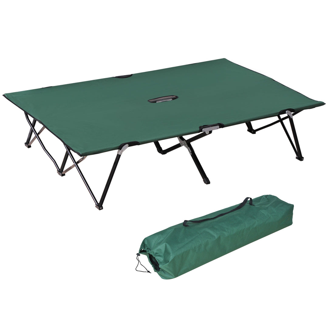 MCL Double Camping Cot Bed, with Bag