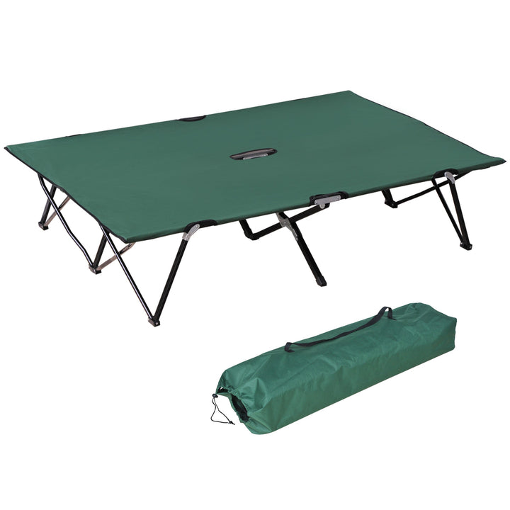 MCL Double Camping Cot Bed, with Bag