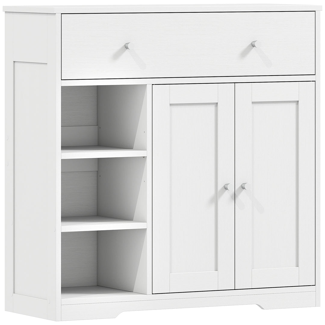 Bathroom Floor Cabinet, Freestanding Bathroom Cabinet with Drawer, Doo