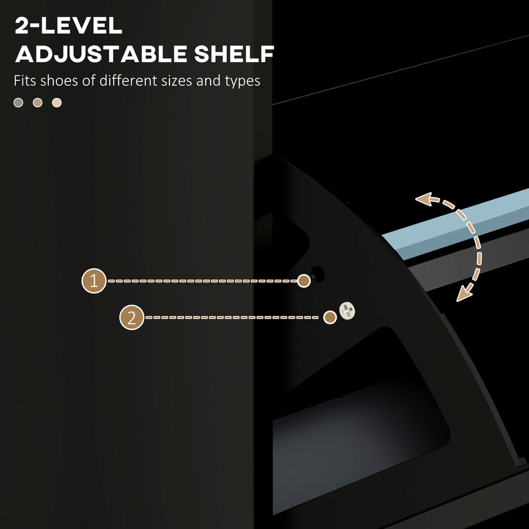 MCL Three-Drawer Minimalistic Shoe Cabinet - Black