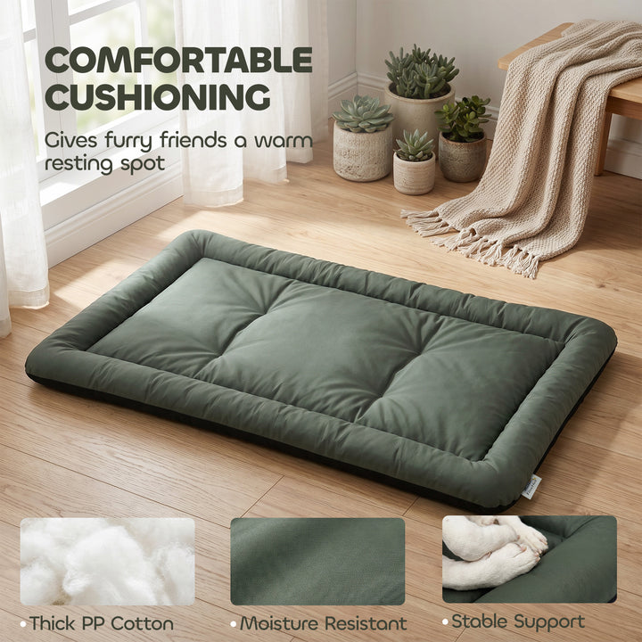 Waterproof Dog Bed, Foldable Pet Bed with Anti-Slip Bottom, Machine Wa
