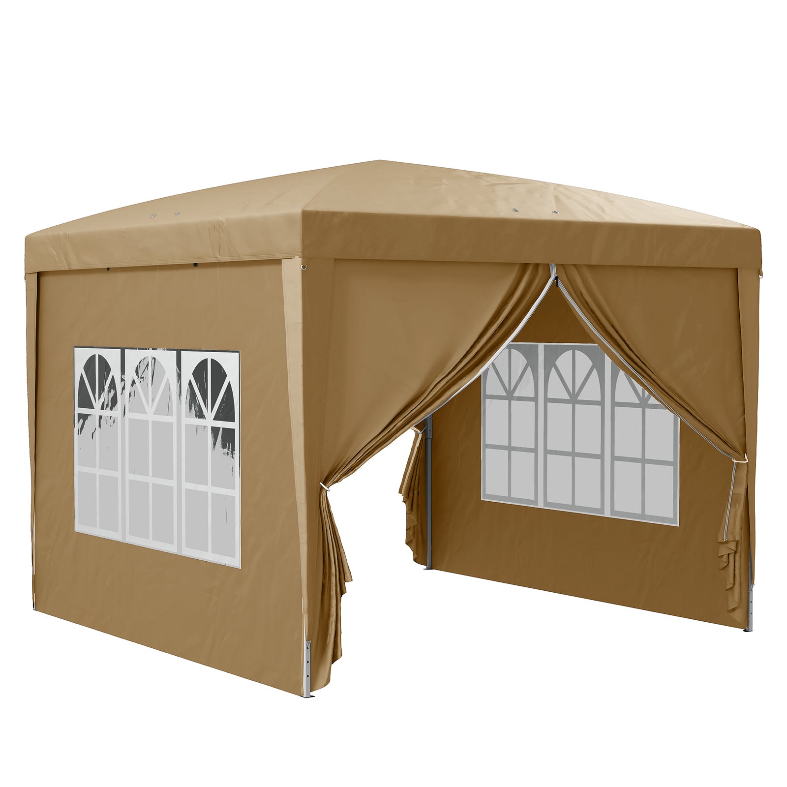 3 x 3(m) Pop Up Gazebo - Khaki