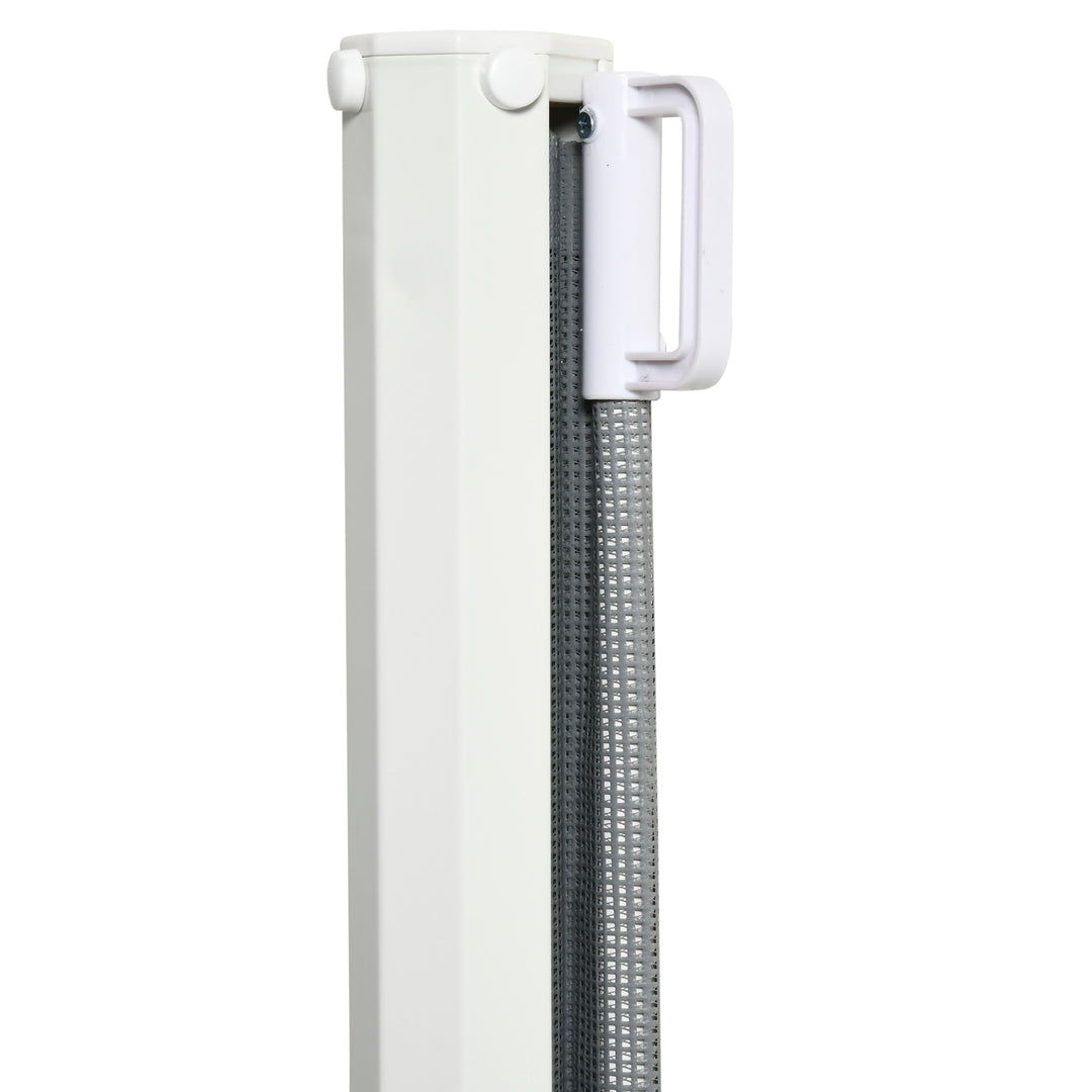 Retractable Stair Gate for Dogs, Pet Mesh Safety Gate Extends up to 115cm for Doorways Indoor- Grey