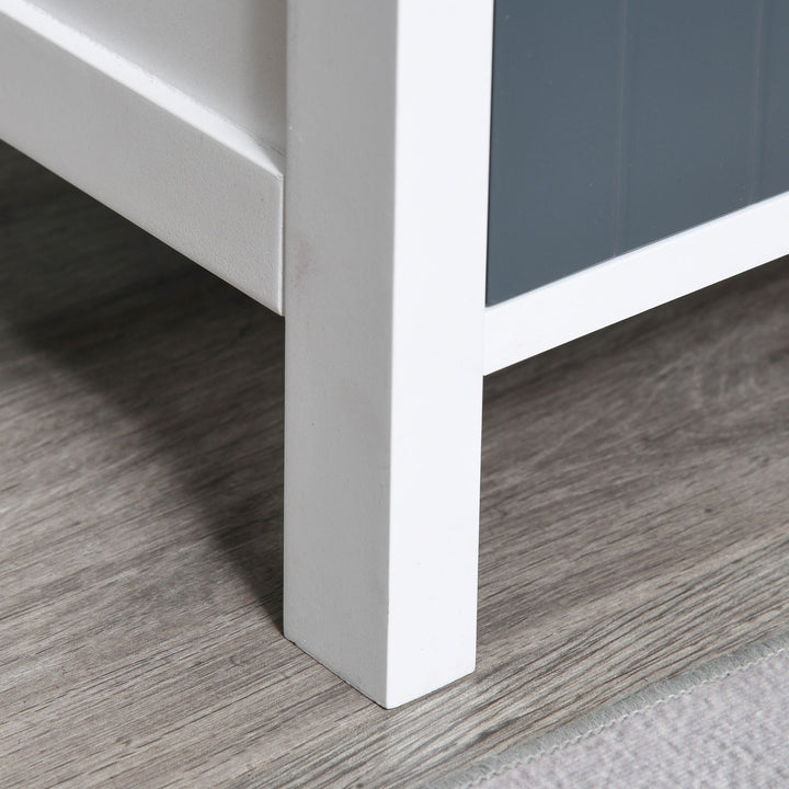 MCL 3 Drawer Storage Tower, Dresser Chest with Wood Top, Organiser Unit for Closets Bedroom Nursery Room Hallway