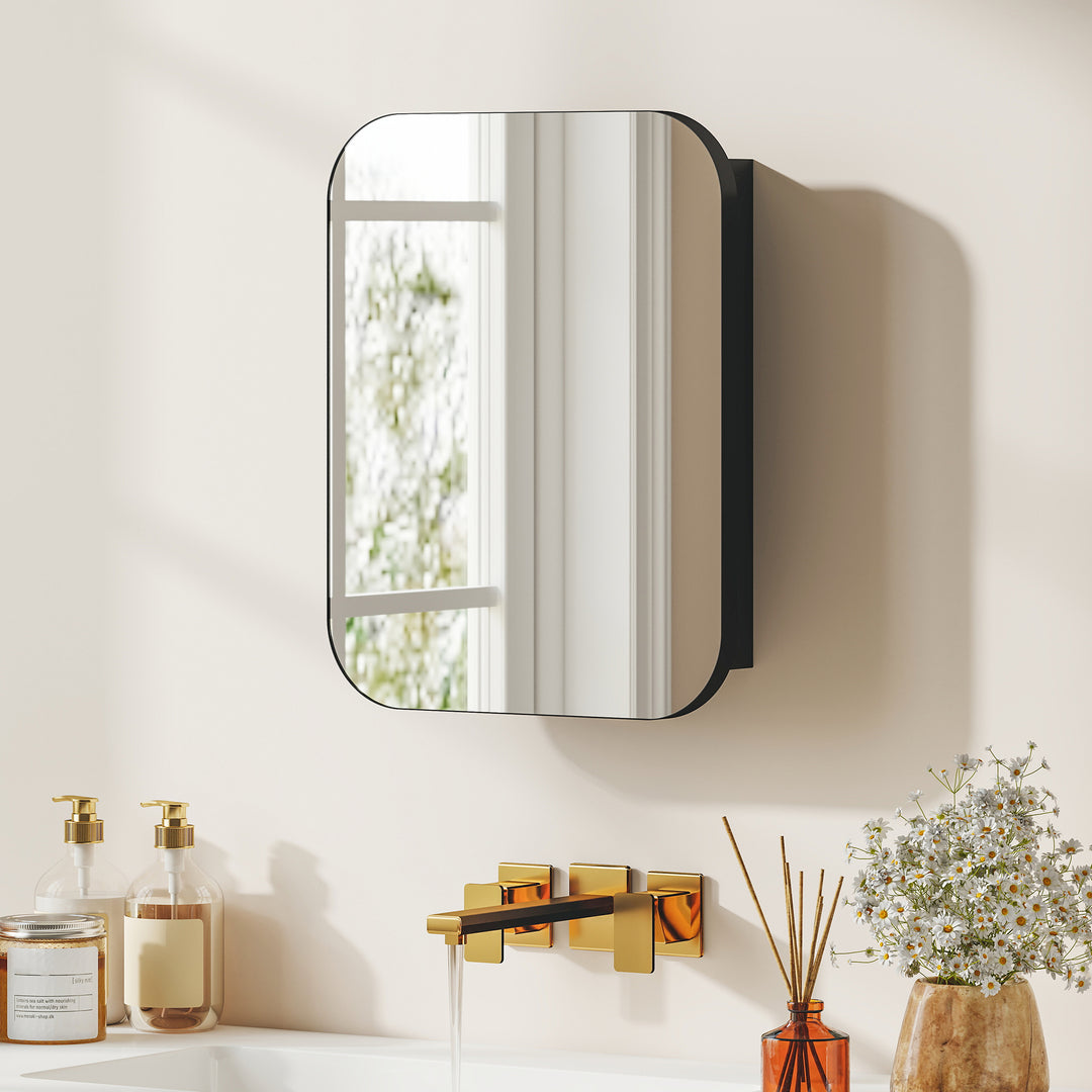 Bathroom Medicine Cabinet with Mirror, Bathroom Wall Cabinet with - view 2