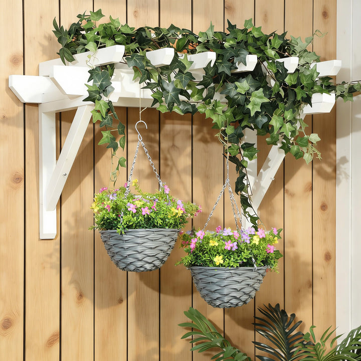 Set of 2 Artificial Hanging Cosmos Flowers