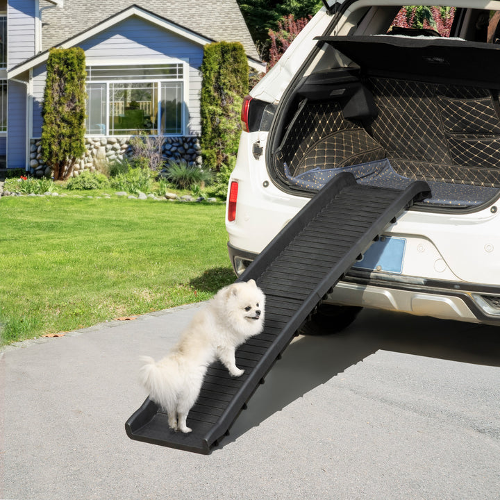 PawHut Folding Pet Ramp, Dog Ramps for Cars Trucks SUVs, Portable Non-slip, 155 x 39 x 14 cm | Aosom UK