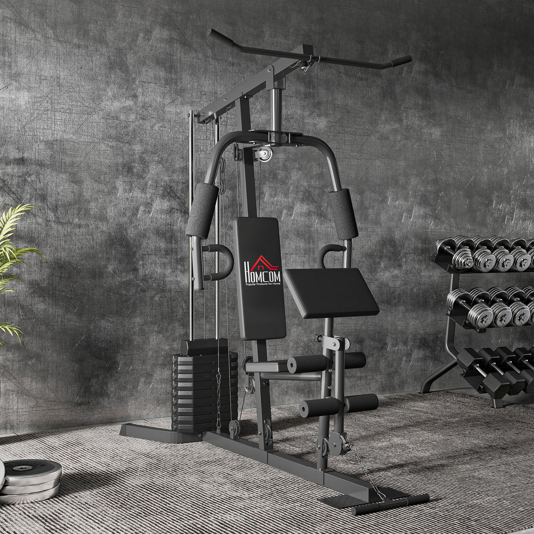 MCL Multi-Exercise Gym Station, with 45kg Weight Stack, for Full Body Workout