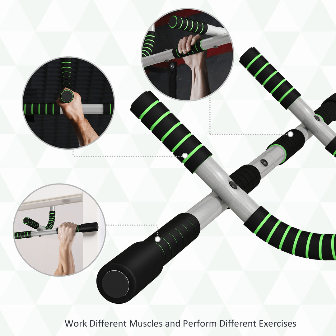 Doorway Pull up Bar, Door Frame Chin up Push up Bar for Home Gym - view 6