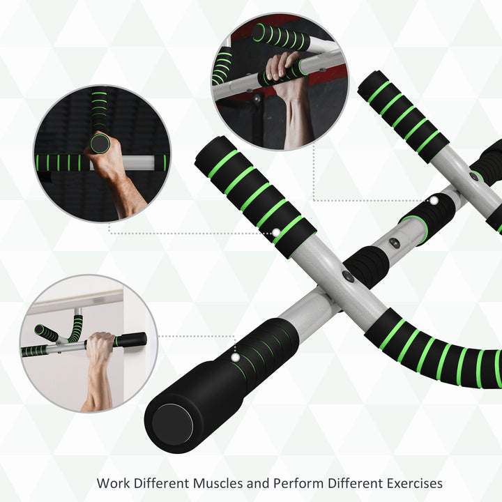 Doorway Pull up Bar, Door Frame Chin up Push up Bar for Home Gym - view 6