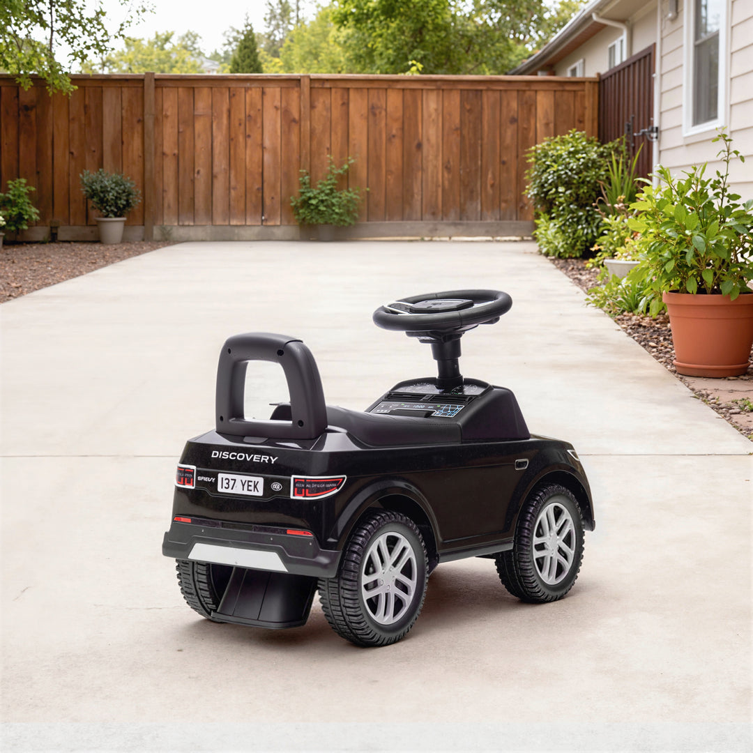 MCL Land Rover Licensed Toddler Ride on Car with Horn, Engine Sounds, Under-Seat Storage, for 18-36 Months, Black