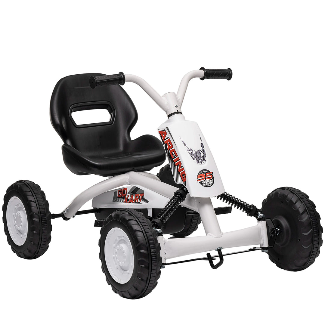 Kids Pedal Go Kart with Steel Frame, Sporty Design, for Ages 2-5 Years