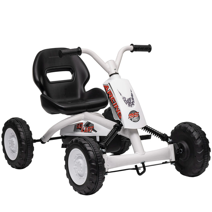 Kids Pedal Go Kart with Steel Frame, Sporty Design, for Ages 2-5 Years