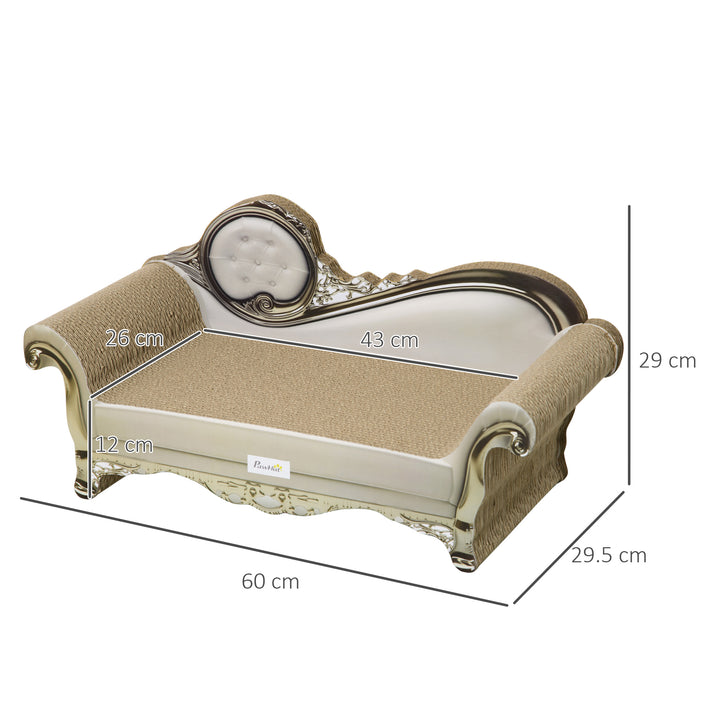 Cat Furniture, with Scratching Pad & Catnip - Brown