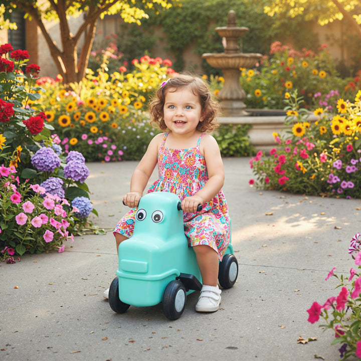 MCL 3(m) Four-Piece Ride on Kids Roller Coaster w/ Non-Slip Steps, for Ages 2-5 Years - Orange