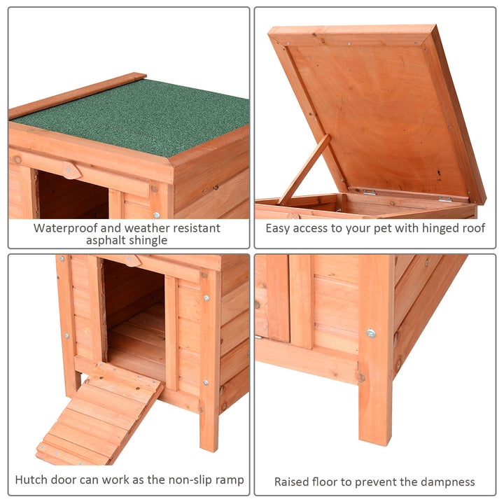 20" Wooden Guinea Pigs Hutches-Fir Wood