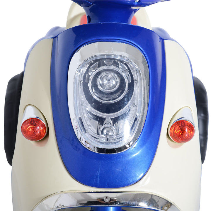MCL Kids Electric Ride On Toy Car 6V Electric Motorbike with Chargeable Battery Headlight and Music for 3-5 Years - Blue