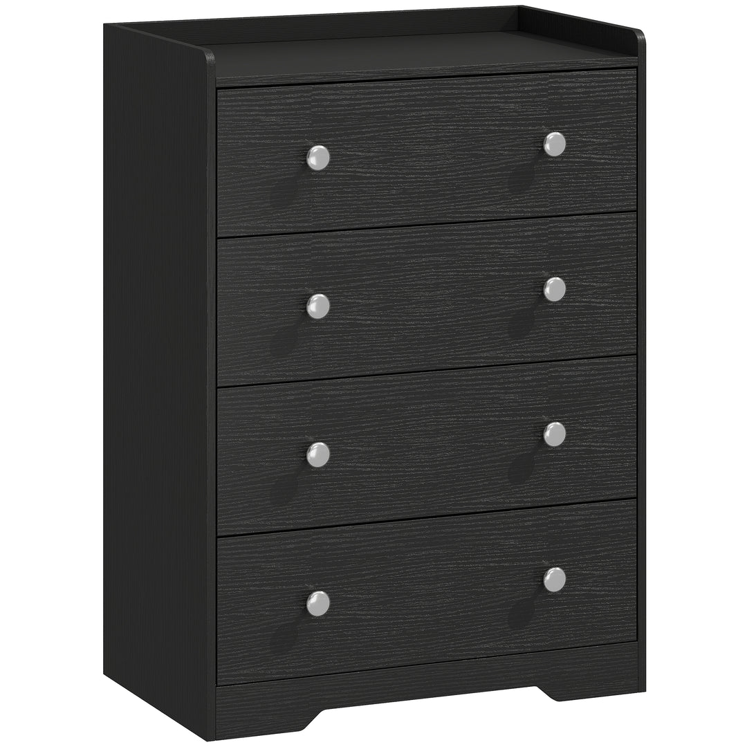 4 Drawer Chest of Drawers, Modern Dresser for Bedroom, Storage Cabinet