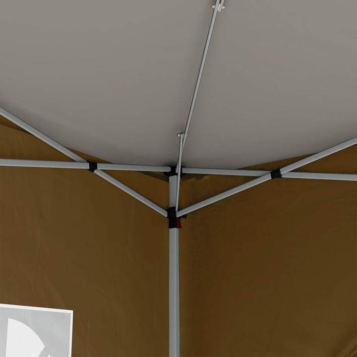 Outsunny 3 x 3(m) Pop Up Gazebo - Khaki