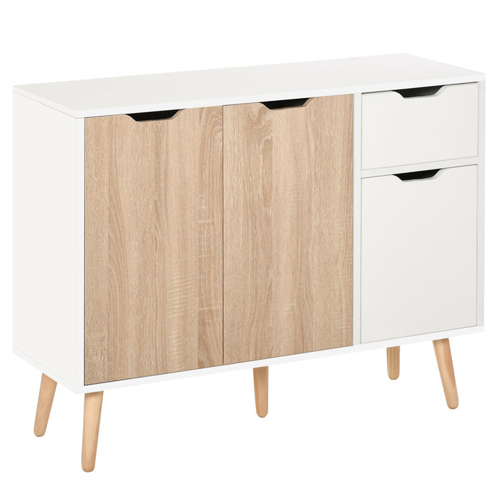MCL Sideboard Floor Standing Storage Cabinet with Drawer for Bedroom, Living Room, Home Office, Natural