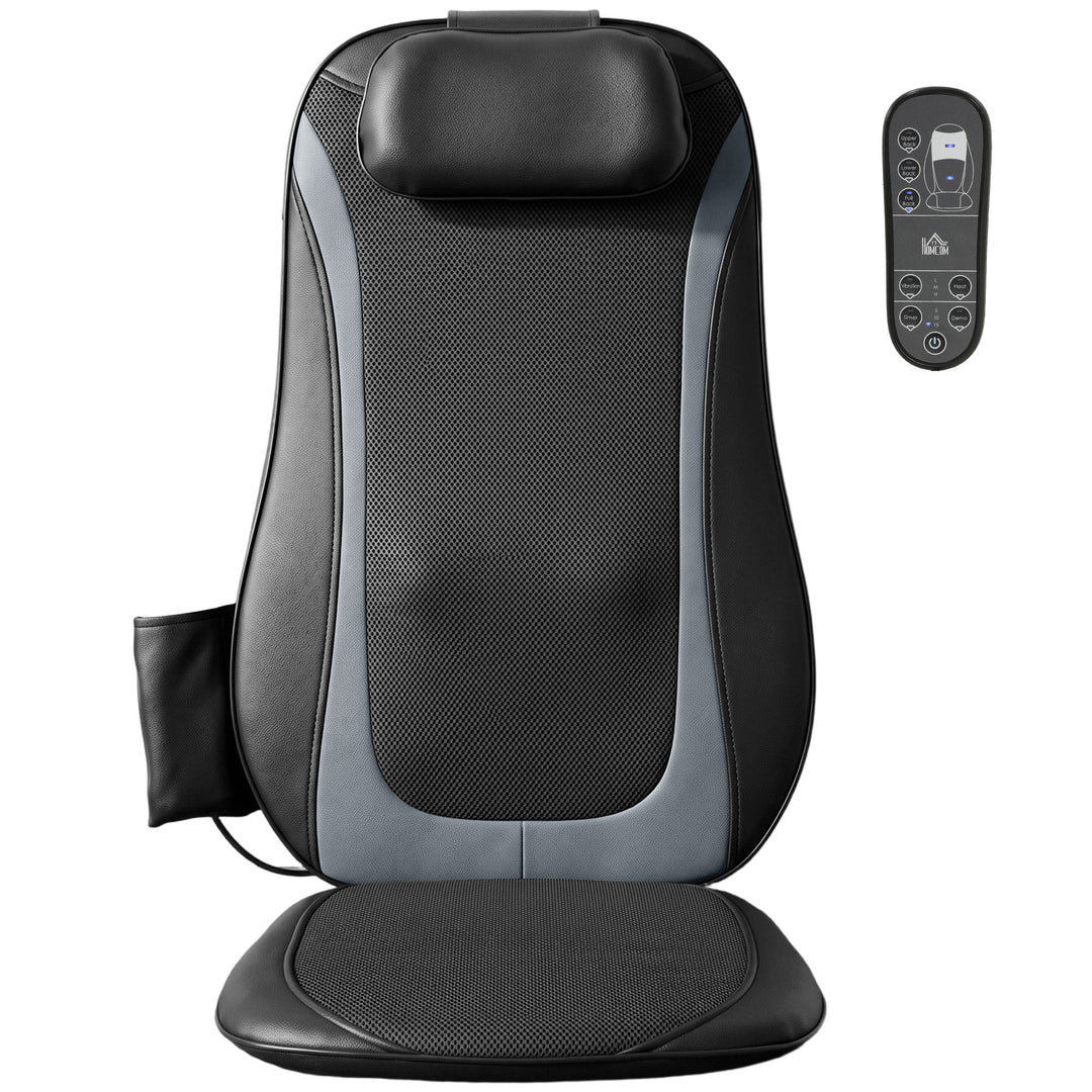 Back Massager with Heat, Deep Tissue Kneading Massage Chair with 3-Lev