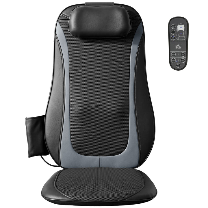 Back Massager with Heat, Deep Tissue Kneading Massage Chair with 3-Lev