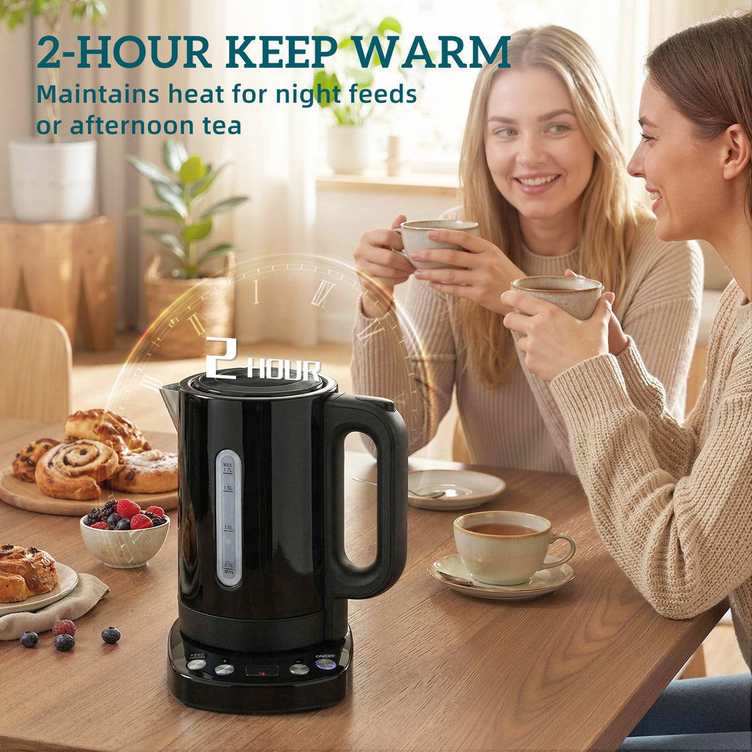 Electric Kettle, 1.7L, Fast Boil, 3kW Water Kettle with UK Strix Therm