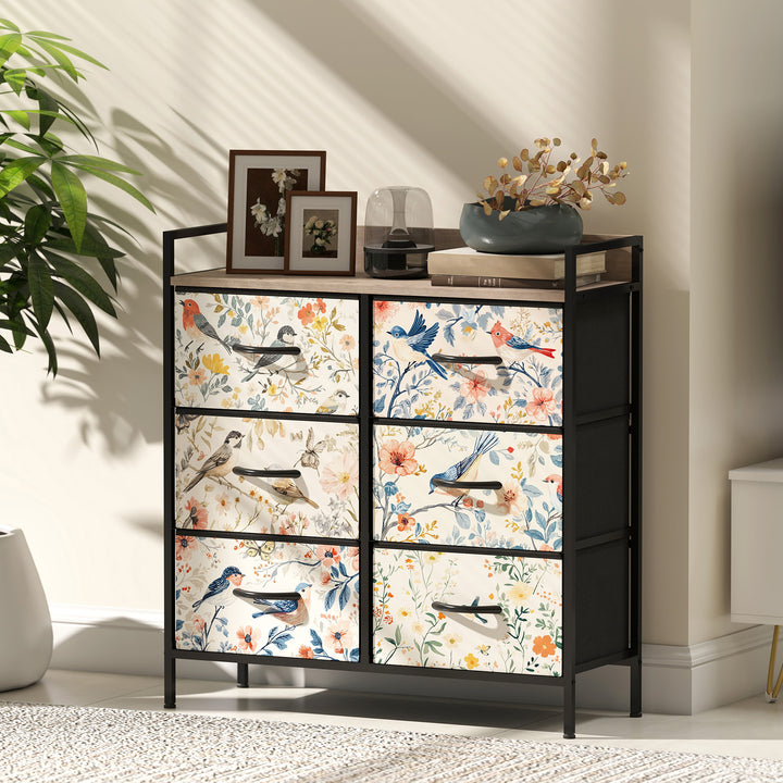 6-Drawer Chest of Drawers - White
