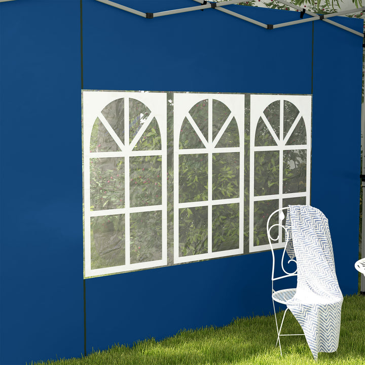 Set of 2 Gazebo Side Panels - Blue