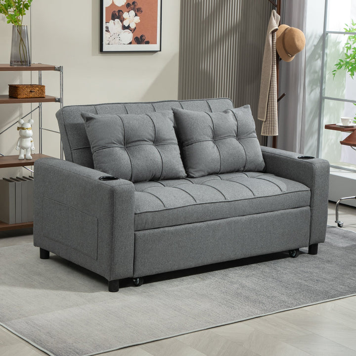 Two-Seater Pull-Out Sofa Bed