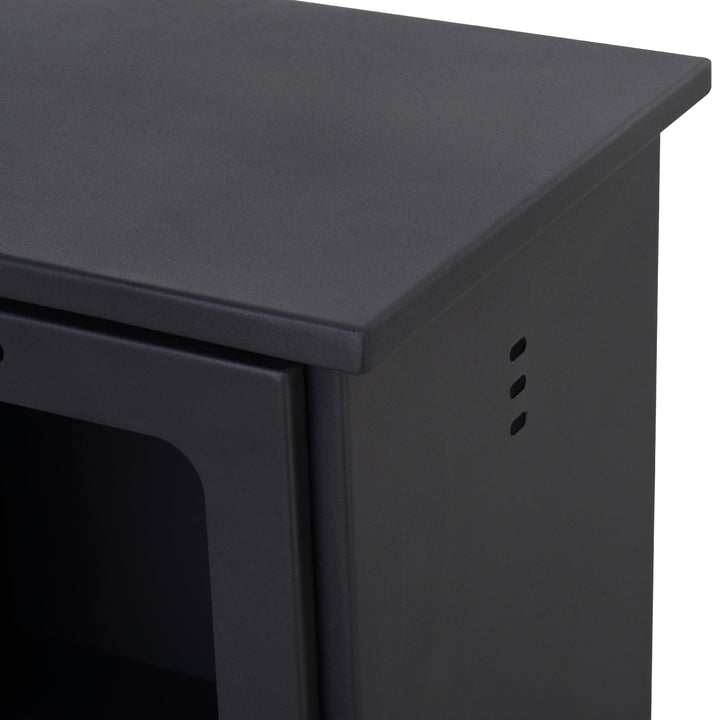 Freestanding Ethanol Fireplace, Bioethanol Fire with 0.9L Tank, 3 Hours Burning Time for Indoor, Black