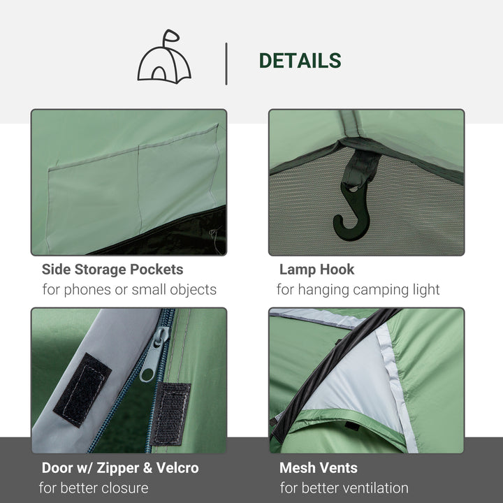 Three-Man, Two-Room Tent - Green
