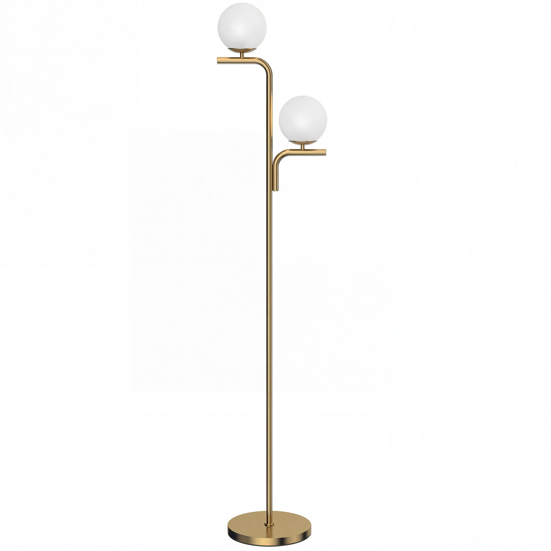 LED Floor Lamp, Modern Standing Lamp with 3 Colour Temperatures, Globe