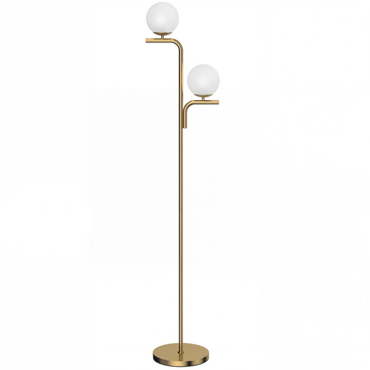 LED Floor Lamp, Modern Standing Lamp with 3 Colour Temperatures, Globe
