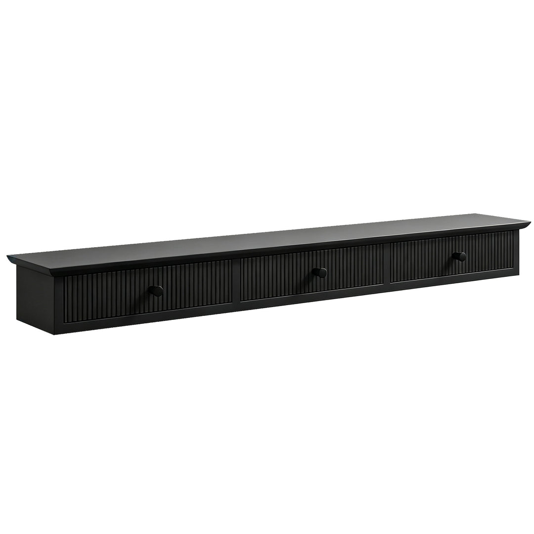 Shelf Wall-Mounted Storage Shelf Shelving Unit MDF 93 x 15 x 10 cm Ent