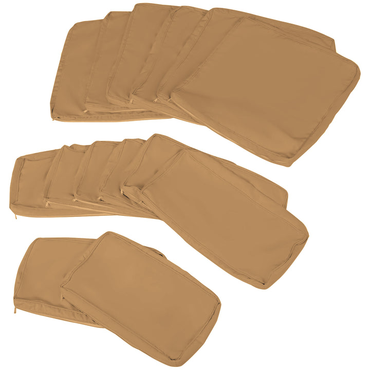 14 Pcs Outdoor Cushion Set - Beige