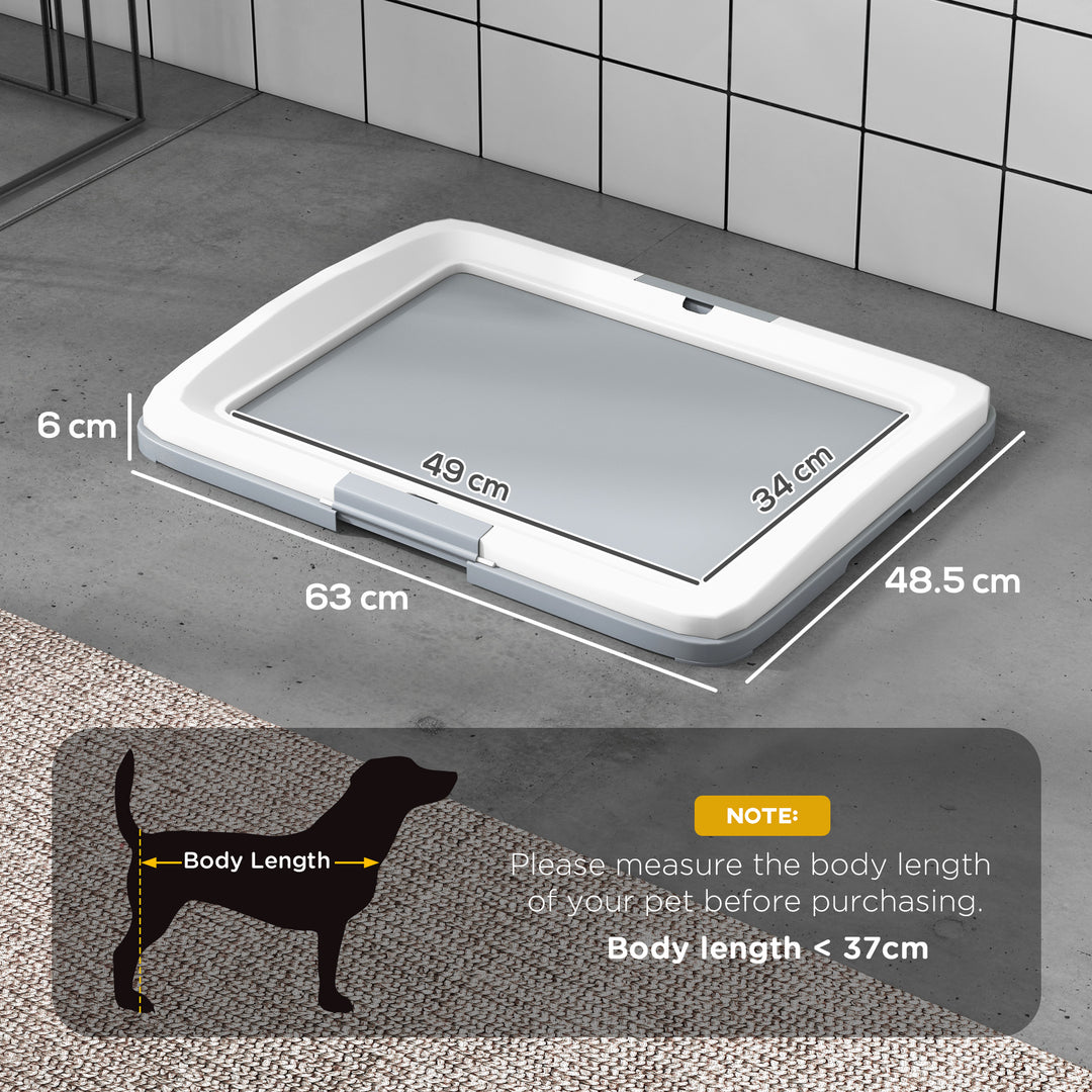 PawHut Dog Toilet Tray for Training Dogs, 63 x 49 x 6cm