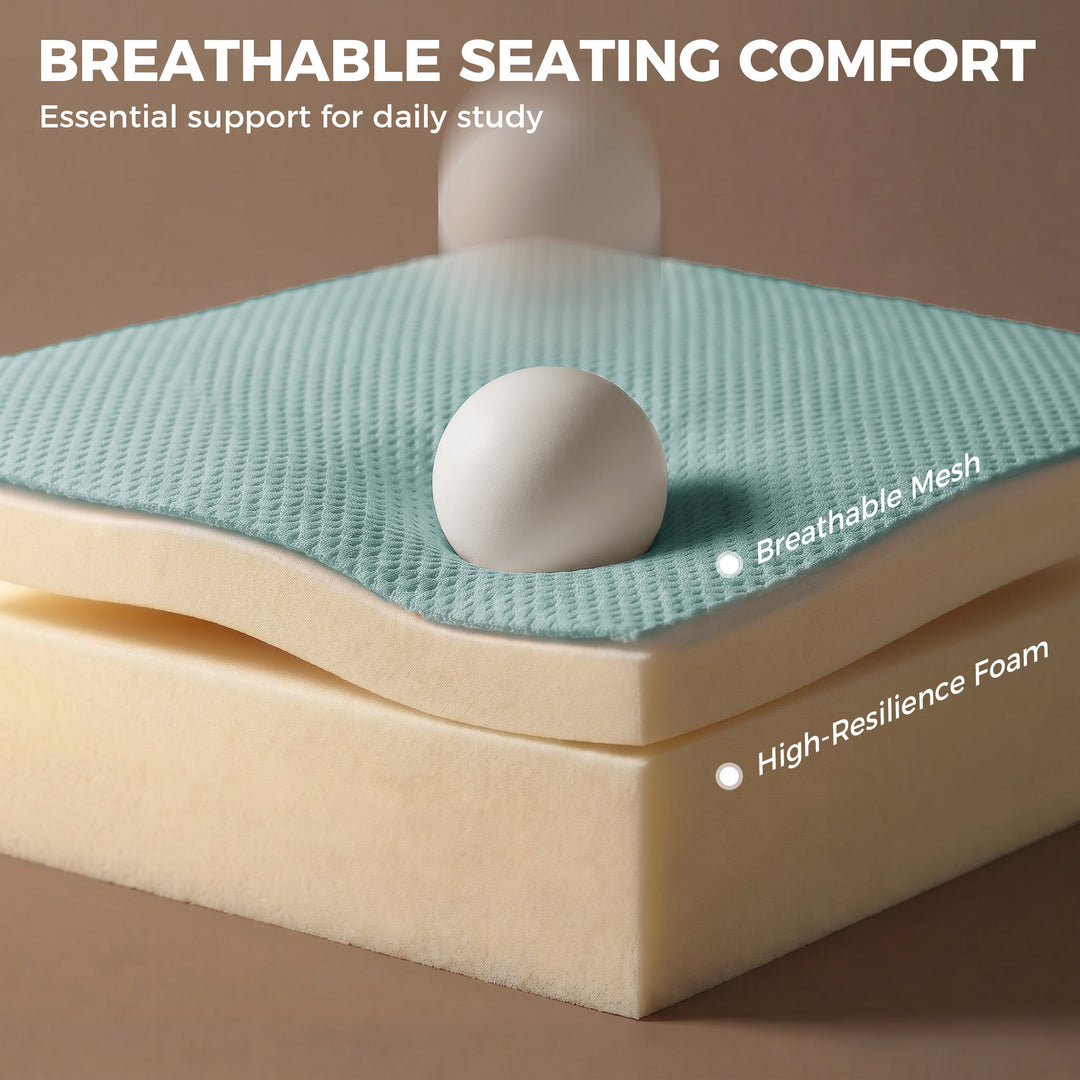 Office Chair, Armless Computer Desk Chair with Breathable Mesh, Adjust