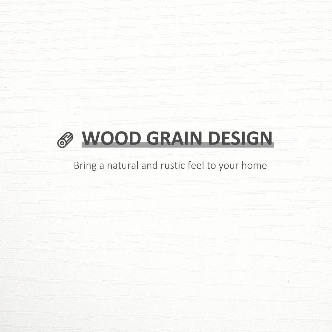 MCL Set of 3 Wooden U-Shaped Floating Shelves Set Wall Mounted Hanging Bookshelf CD DVD Storage Display for Bedroom Living Room Kitchen, White